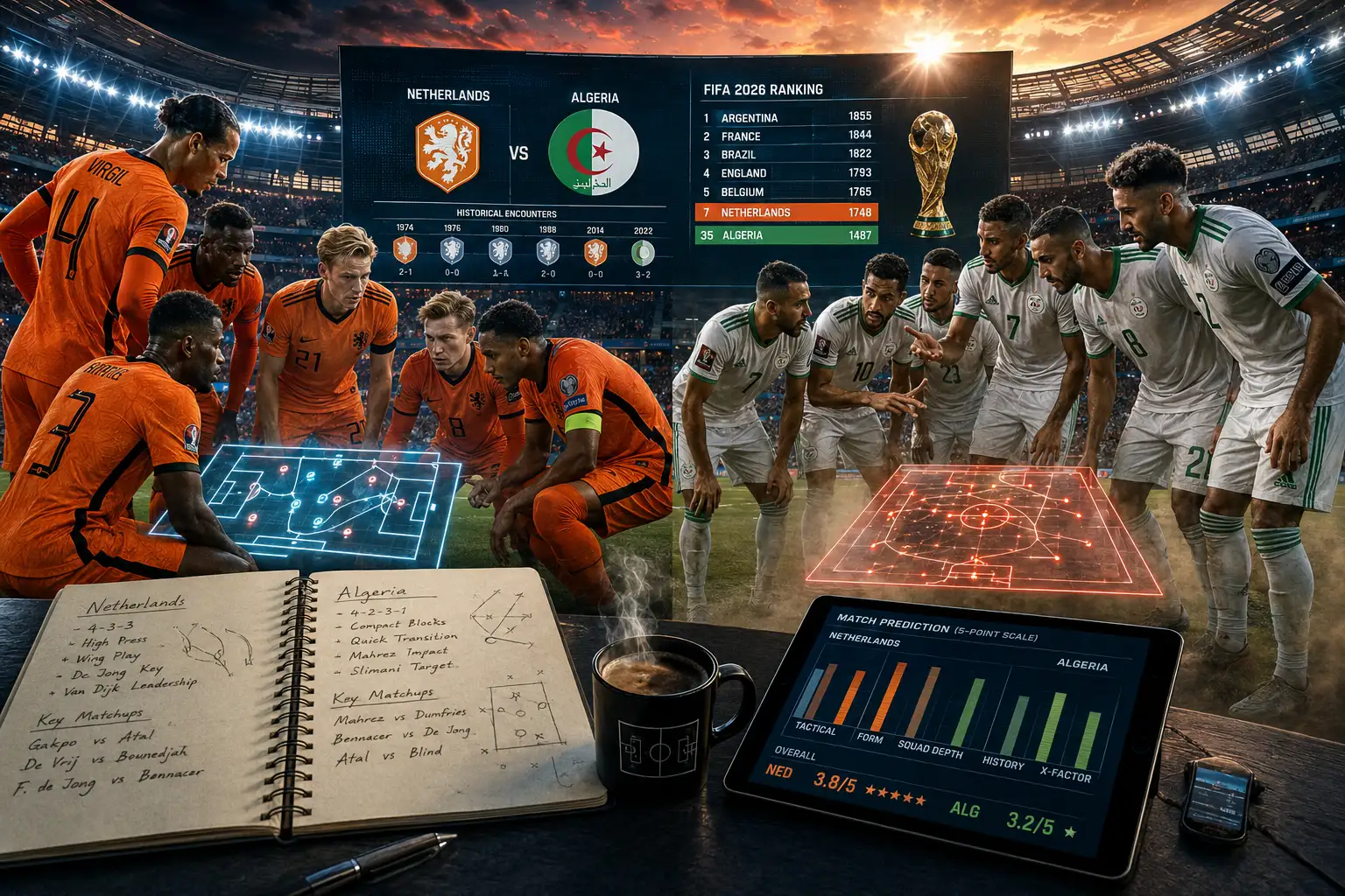 Belanda vs Aljazair: Ultimate 5‑Point Tactics Forecast 2026